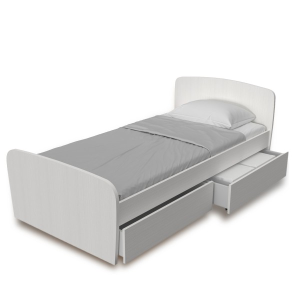 Κρεβάτι Παιδικό Real για στρώμα 90x190cm/200x110cm με σ - somabed.gr