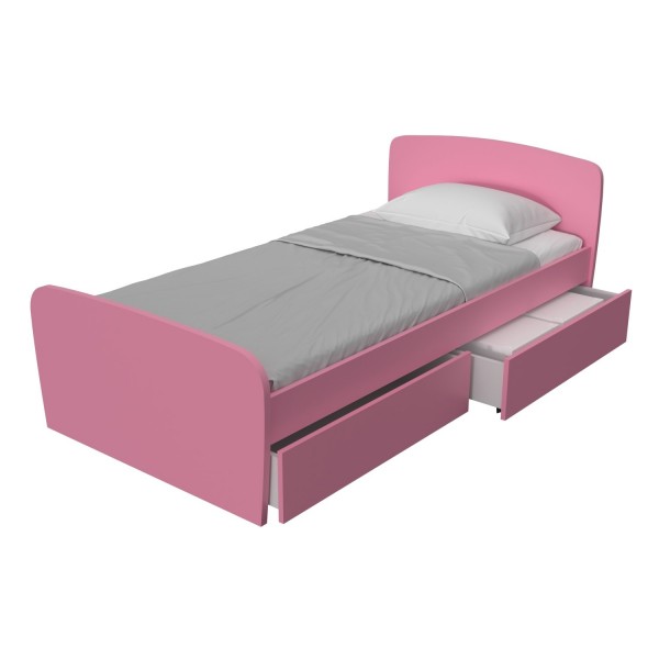 Κρεβάτι Παιδικό Real για στρώμα 90x190cm/200x110cm με σ - somabed.gr