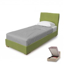 Κρεβάτι Παιδικό Υφασμάτινο Cute για στρώμα 200x90cm/200x110cm με αποθηκευτικό χώρο 01.00026