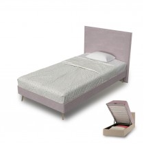 Κρεβάτι Παιδικό Υφασμάτινο Style για στρώμα 200x90cm/200x110cm με αποθηκευτικό χώρο 01.00047